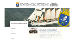 Desktop Screenshot of esmeralda.cl